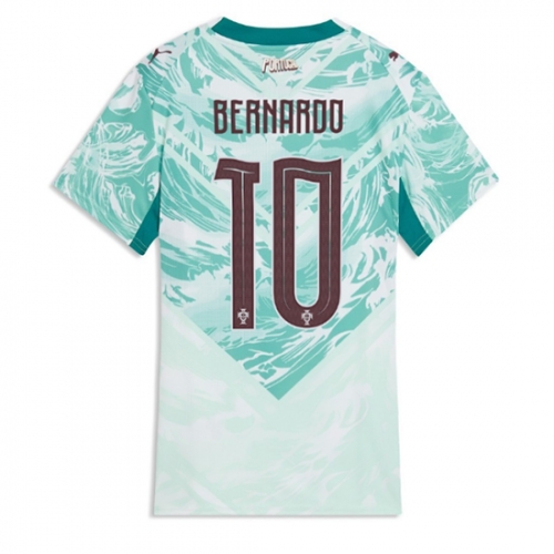 Billige Fotballdrakt Portugal Bernardo Silva #10 Replika Bortedrakt Dame VM 2026 Kortermet Billige Fotballdrakt Portugal Bernardo Silva #10 Replika Bortedrakt Dame VM 2026 Kortermet